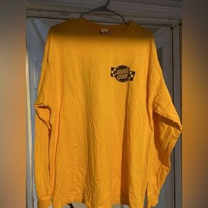 Santa Cruz long sleeve, SIZE XL Yellow color